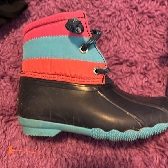 Sperry duck boots- water resistant size 9 toddler - Picture 2 of 3